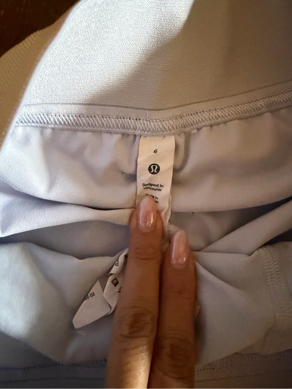 lululemon athletica Lavender Layered Skort - Picture 3 of 3